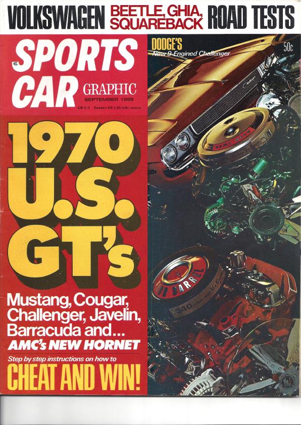 Журнал Sports Car Graphic 1969 09